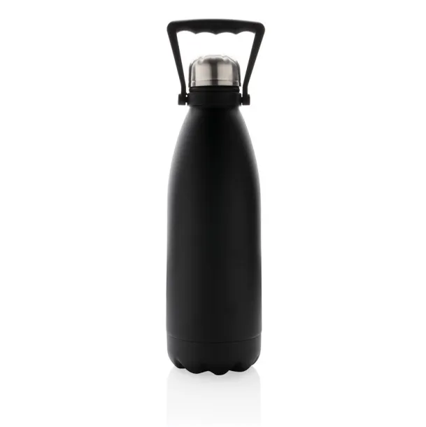  RCS Recycled stainless steel large vacuum bottle 1.5L - XD Collection Black 