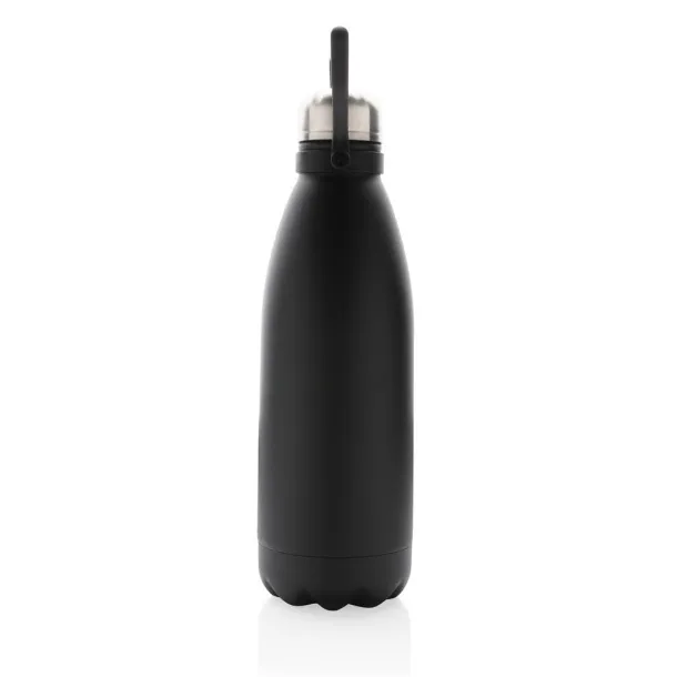  RCS Recycled stainless steel large vacuum bottle 1.5L - XD Collection Black 