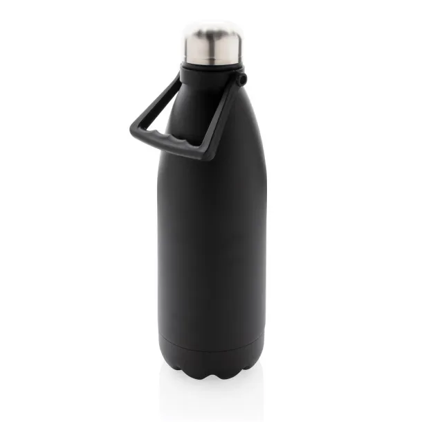  RCS Recycled stainless steel large vacuum bottle 1.5L - XD Collection Black 