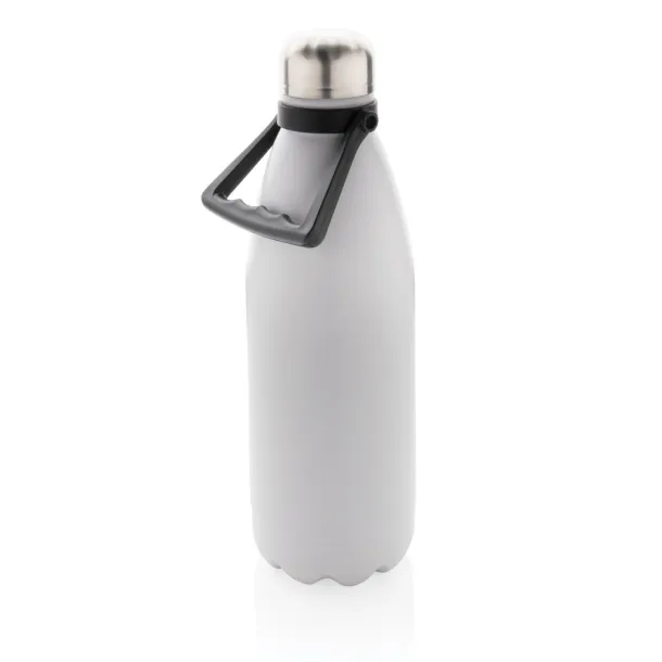  RCS Recycled stainless steel large vacuum bottle 1.5L - XD Collection White 