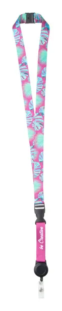 Subyard YoYo B Safe custom sublimation lanyard White