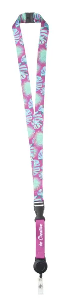 Subyard YoYo B Safe RPET custom sublimation lanyard White