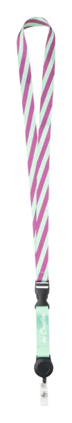 Subyard YoYo B RPET custom sublimation lanyard White