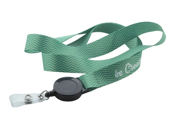 Subyard YoYo A RPET custom sublimation lanyard White