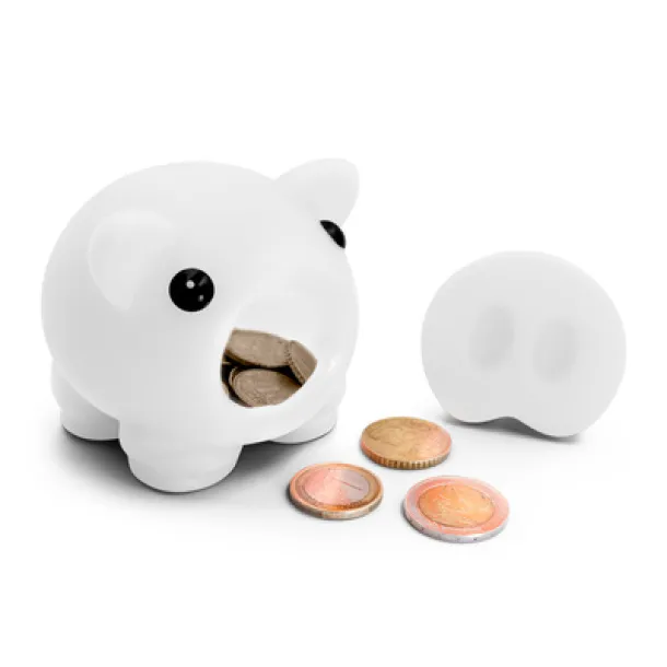  Piggy bank white