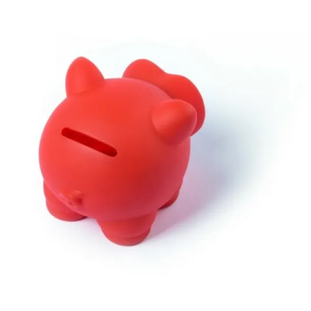  Piggy bank red