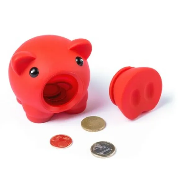  Piggy bank red