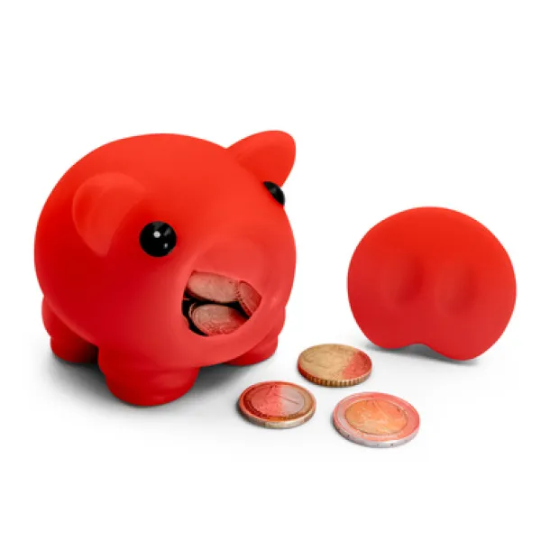  Piggy bank red