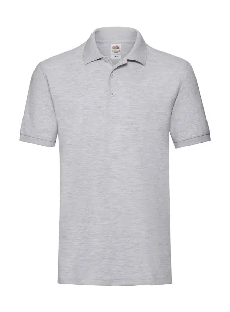  Premium Polo - Fruit of the Loom Heather Grey