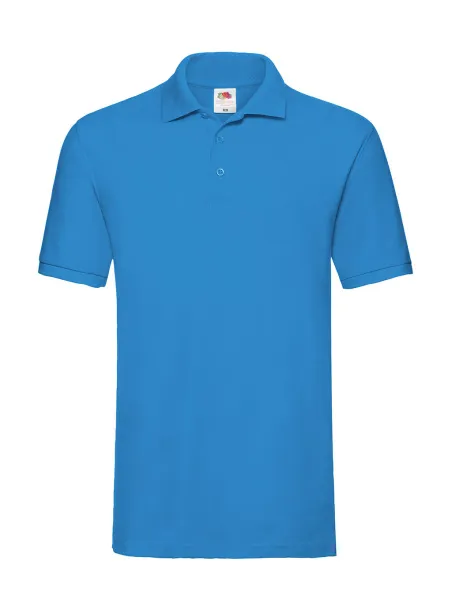  Premium Polo - Fruit of the Loom Azure Blue