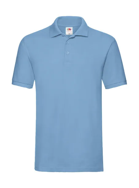  Premium Polo - Fruit of the Loom Sky blue