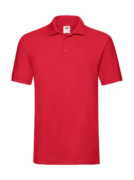  Premium polo majica, 180 g/m² - Fruit of the Loom Crvena