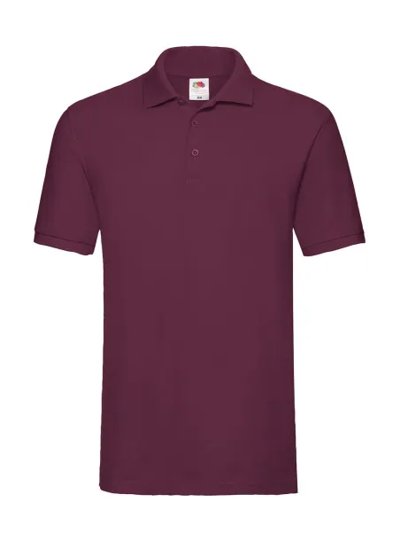  Premium polo majica - Fruit of the Loom burgundac