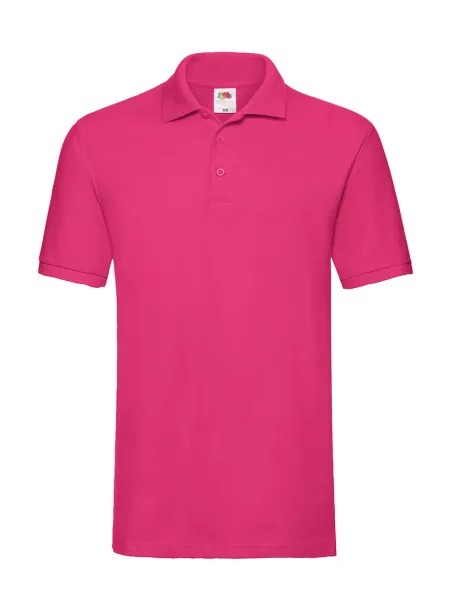  Premium Polo - Fruit of the Loom Fuchsia