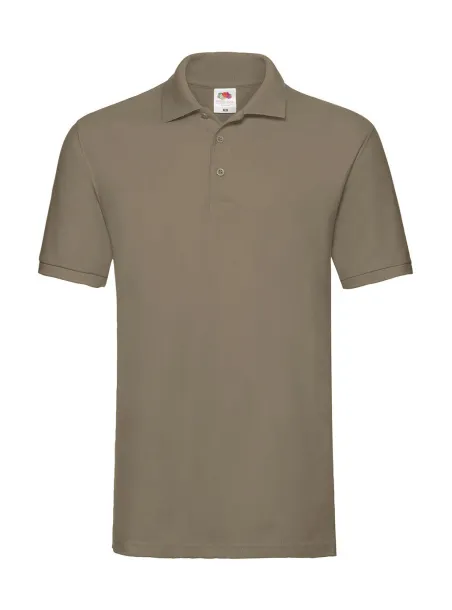  Premium Polo - Fruit of the Loom Khaki