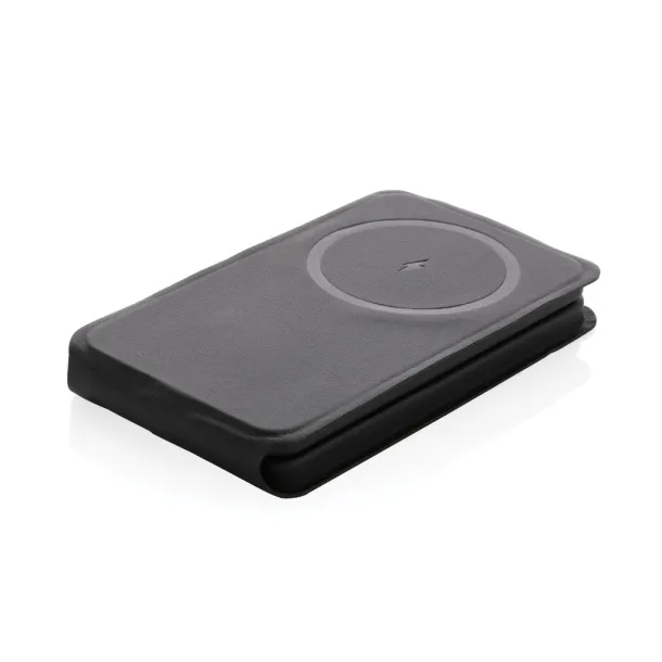  Swiss Peak RCS rPU 15W  3 in 1 magnetic wireless charger - Swiss Peak Black 