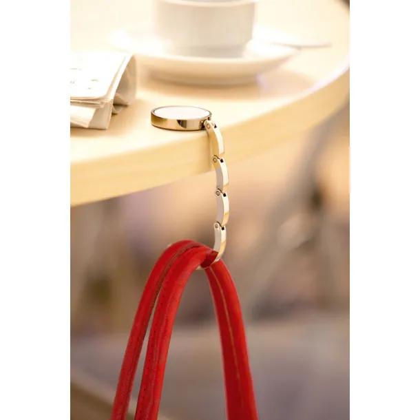 MADAME Handbag holder for your desk Silver