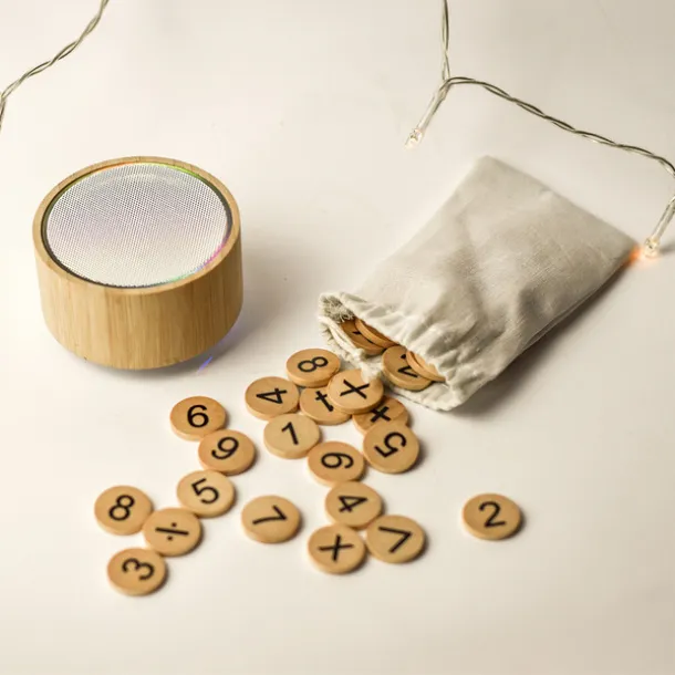 COUNT math wooden set Beige