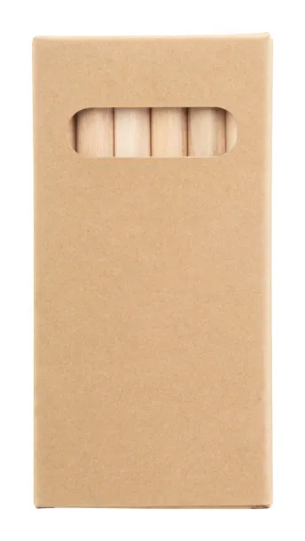 Penxil 6 Eco custom 6 pc pencil set Natural