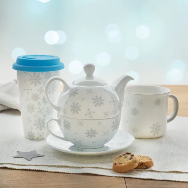 SONDRIO TEA Christmas tea set Grey