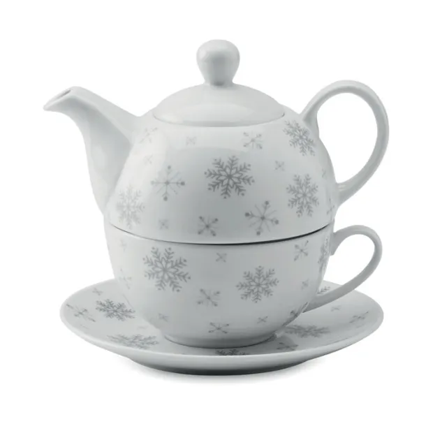 SONDRIO TEA Christmas tea set Grey