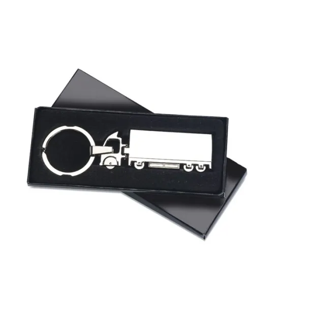 TRUCKY Truck metal key ring Silver