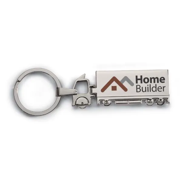 TRUCKY Truck metal key ring Silver