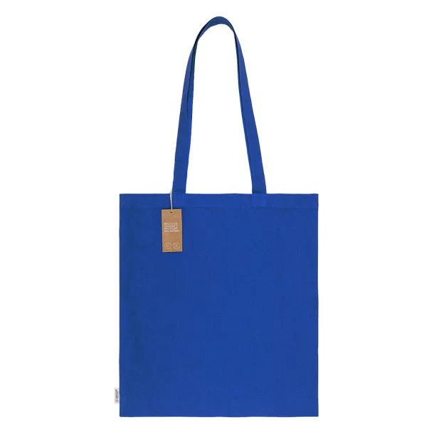 NATURELLA RECYCLE 120 Recycled cotton bag, 120 g/m2 Royal blue