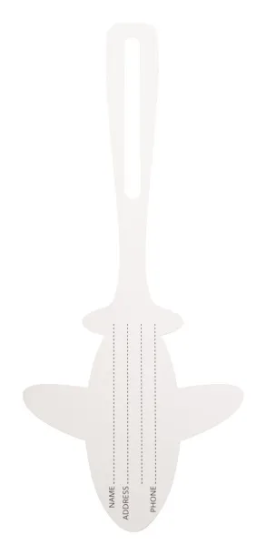 Heathrow luggage tag White