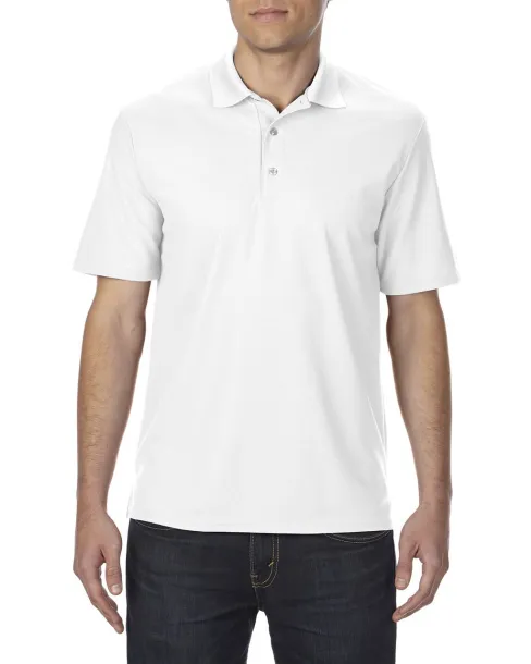  Muška polo pique majica kratkih rukava - 190 g/m² - Gildan Bijela