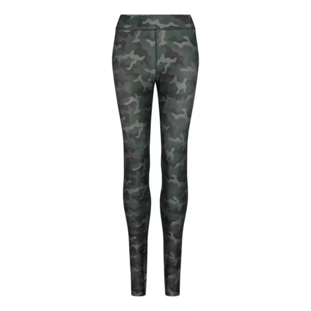  WOMEN'S COOL PRINTED LEGGING - Just Cool Fashion Green Camo #1D191A