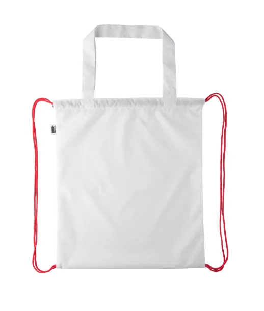 CreaDraw Shop RPET custom drawstring bag Red White