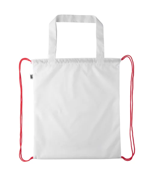 CreaDraw Shop RPET custom drawstring bag Red White