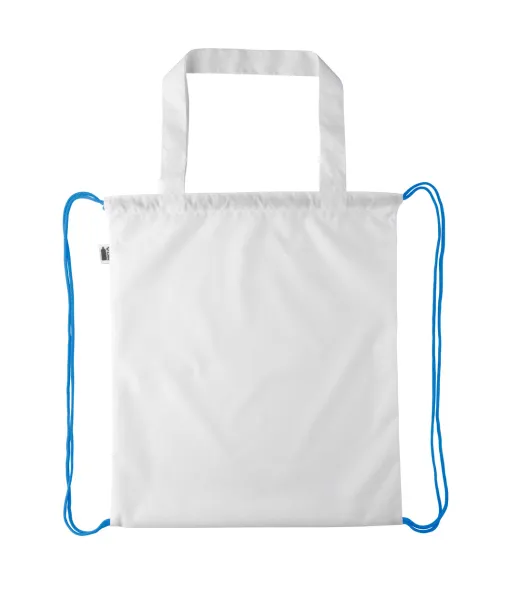 CreaDraw Shop RPET custom drawstring bag Blue White