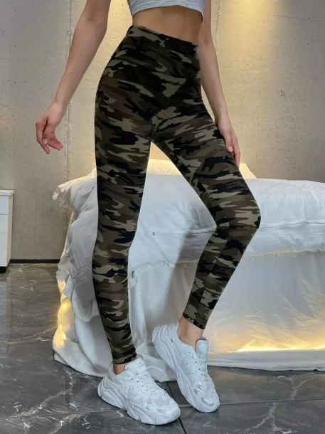  WOMEN'S COOL PRINTED LEGGING - Just Cool Bronze