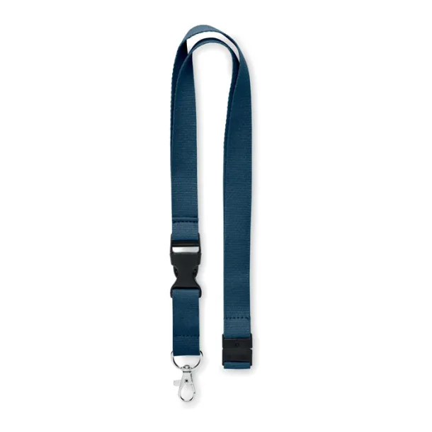 LANNYCOT Lanyard with metal hook 20mm Blue