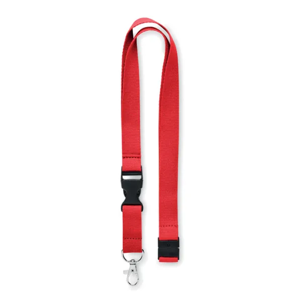 LANNYCOT Lanyard with metal hook 20mm Red