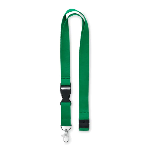 LANNYCOT Lanyard with metal hook 20mm Green