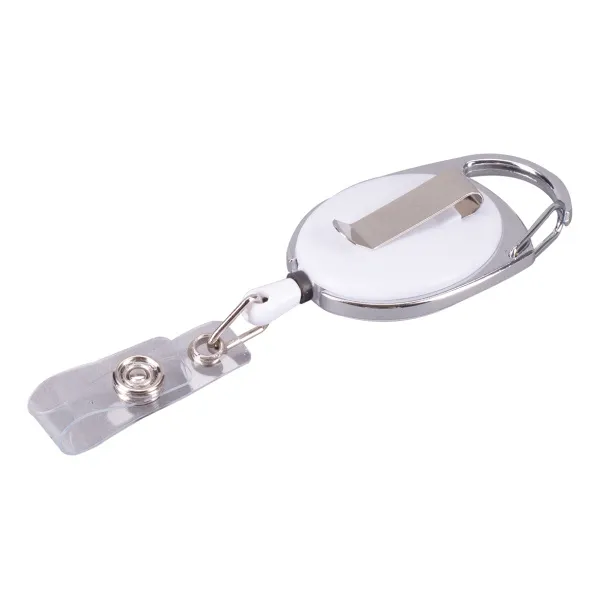 SKIPASS skipass tag with carabiner White