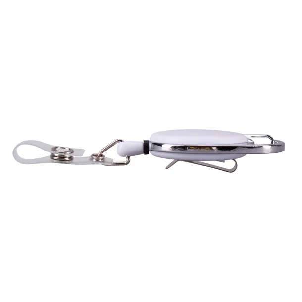 SKIPASS skipass tag with carabiner White