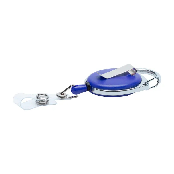 SKIPASS skipass tag with carabiner Blue