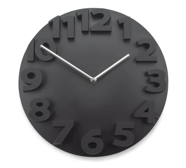 MAURO Wall clock Black