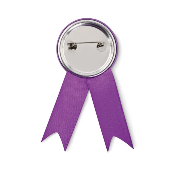 LAZO Ribbon style badge pin Violet