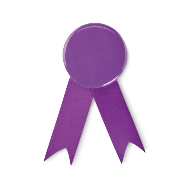 LAZO Ribbon style badge pin Violet