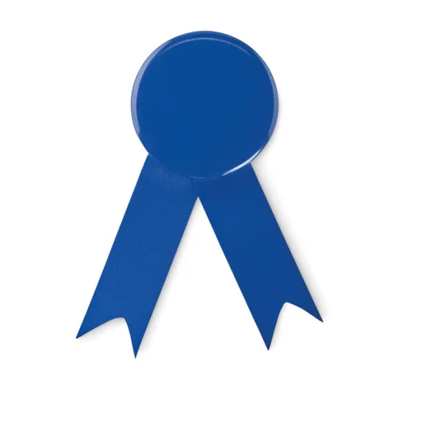 LAZO Ribbon style badge pin Royal blue