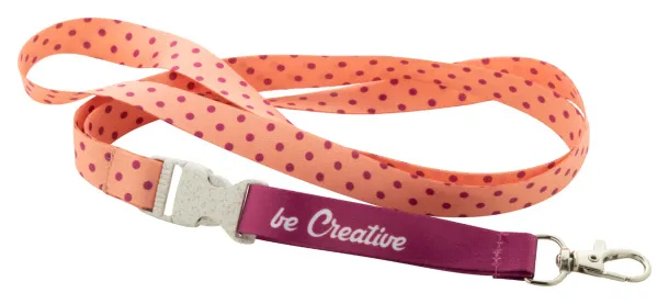 Subyard 15 C Eco custom sublimation lanyard White