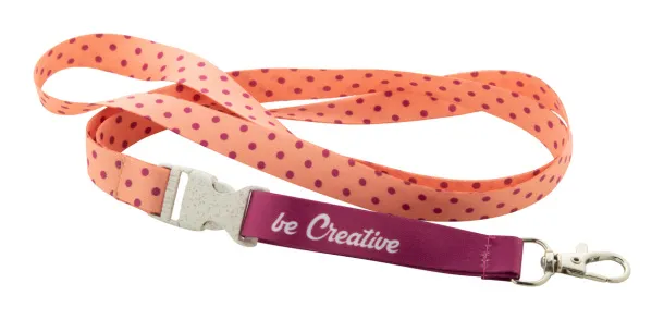 Subyard 15 C Eco custom sublimation lanyard White