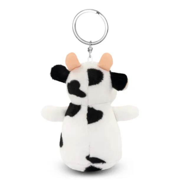 Cowie Plush cow, keyring Crna Bijela