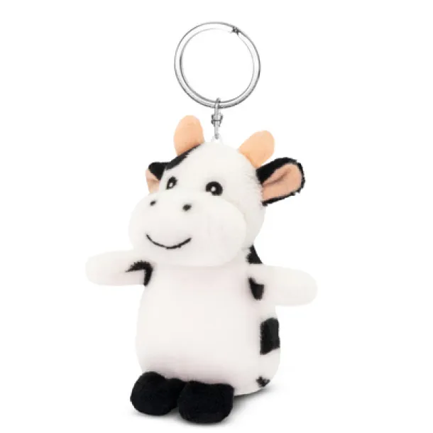 Cowie Plush cow, keyring Crna Bijela