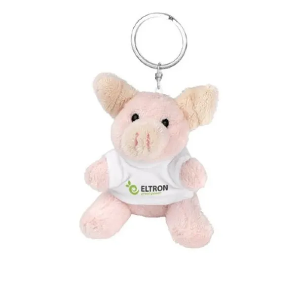 Fanny Plush piggy, keyring pink